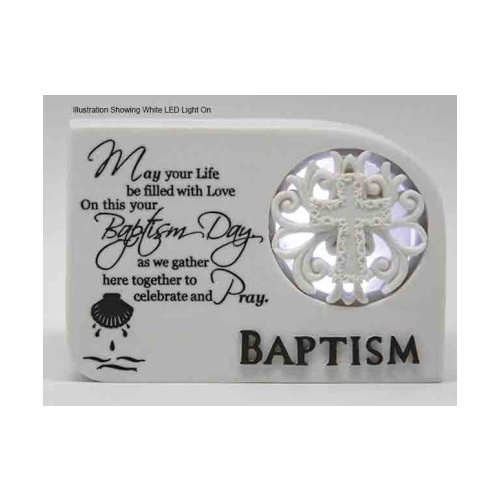 BAPTISM MESSAGE IN LIGHT LED