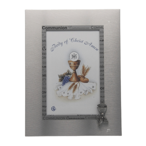 COMMUNION SILVER PLATED PHOTO FRAME
