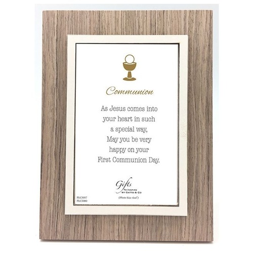 COMMUNION WOODGRAIN FRAME 