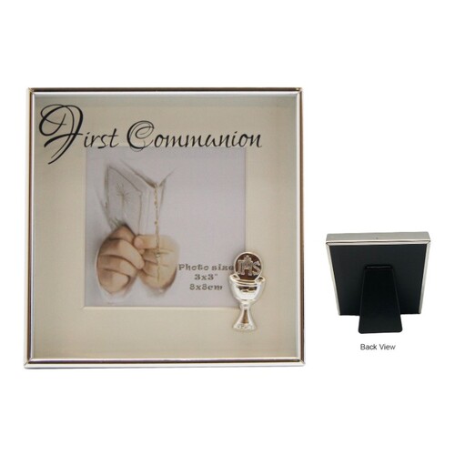 FRAME FIRST COMMUNION - SILVER PLATED