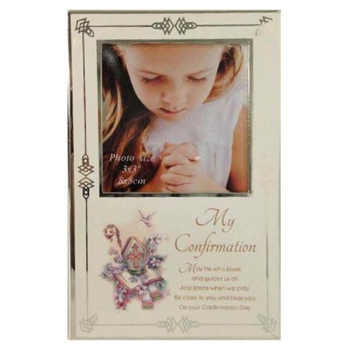 ANTIQUE WHITE FINISH CONFIRMATION FRAME