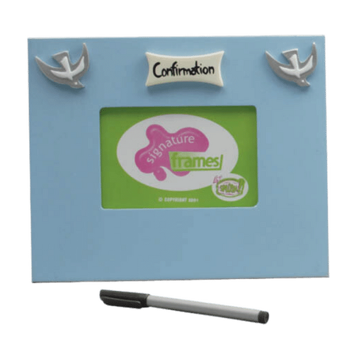 SIGNATURE FRAME CONFIRMATION DOVE BLUE               