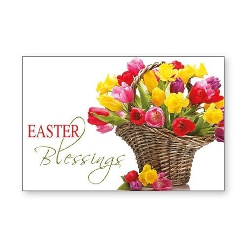 EASTER BLESSING WOOD POST-A-PLAQUE