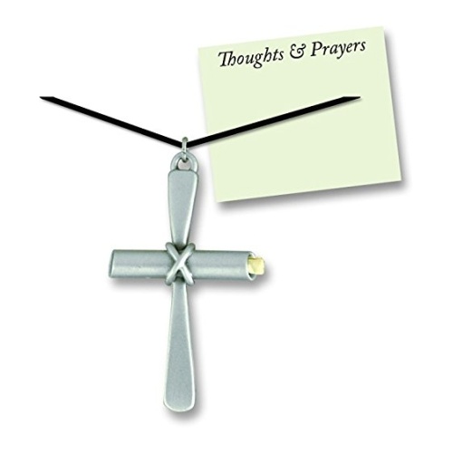 PERSONAL PRAYER CROSS WITH BLACK CORD