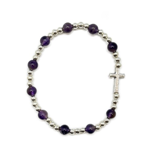 PRECIOUS STONE BRACELET - AMETHYST
