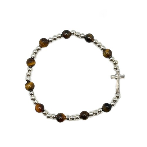 PRECIOUS STONE BRACELET - TIGER EYE