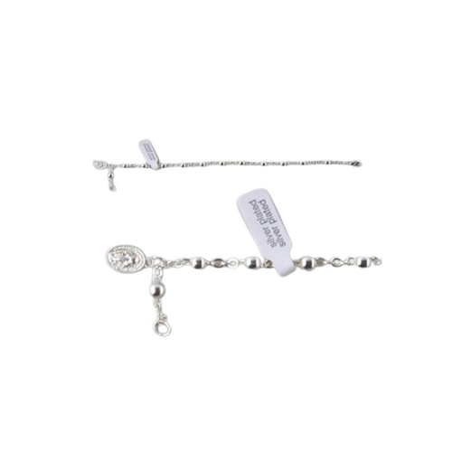 ROSARY BRACELET SILVER
