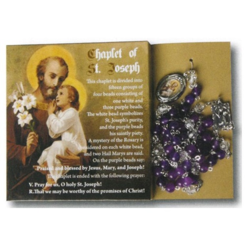 CHAPLET OF SAINT JOSEPH BOXED