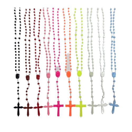 ROSARY PLASTIC WITH NYLON CORD