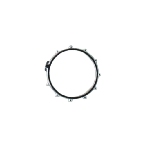 ROSARY RING WITH CROSS SMALL SILVER 17mm