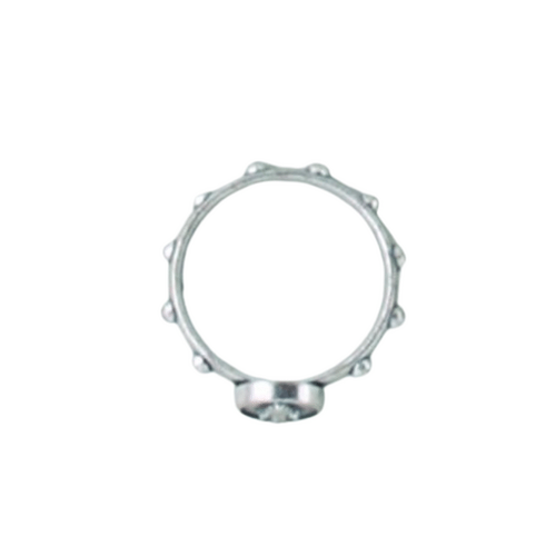 ROSARY RING WITH MARY ON OVAL MEDIUM SILVER