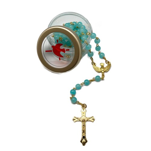 CONFIRMATION ROSARY BLUE