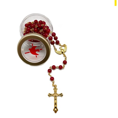 CONFIRMATION ROSARY RED