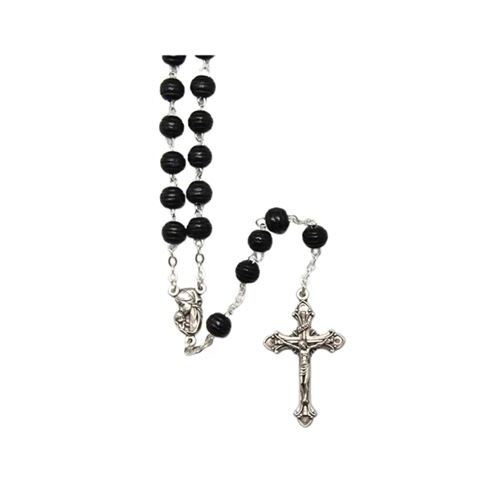 ROSARY CARPINO WOOD BLACK 6MM