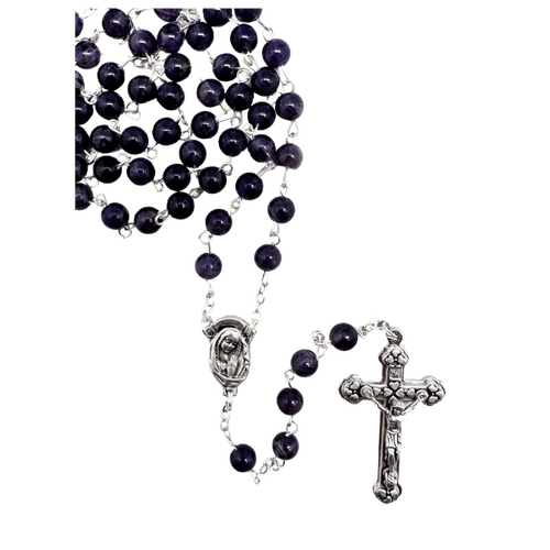 ROSARY GENUINE AMETHYST                 