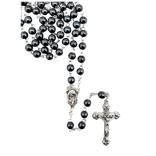 ROSARY GENUINE HEMATITE        