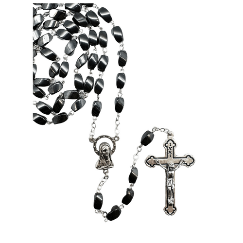 ROSARY HEMATITE RECTANGLE