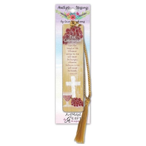 METAL BOOKMARK FIRST COMMUNION 