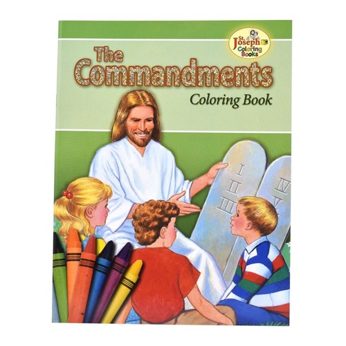 SJ THE COMMANDMENTS COLOURING