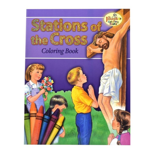 SJ STATIONS OF THE CROSS COLOURING