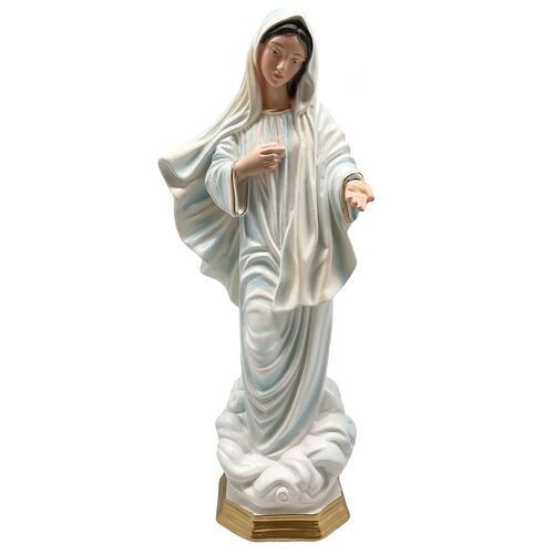 STATUE PLASTER OUR LADY OF MEDJUGORJE 30CM          