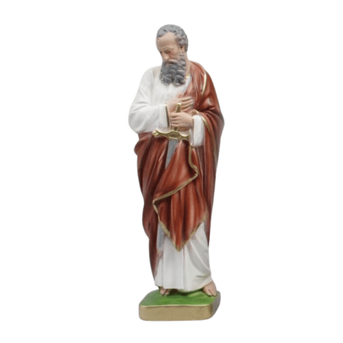 STATUE PLASTER ST PAUL 30CM          