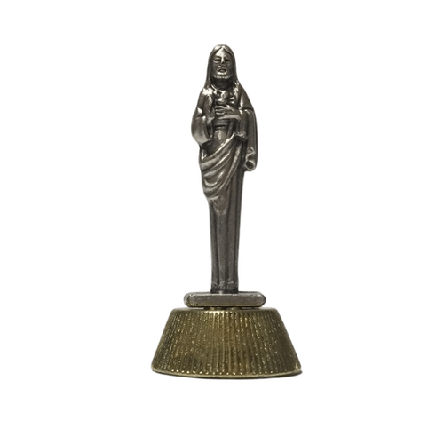 MINI METAL STATUE SACRED HEART OF JESUS
