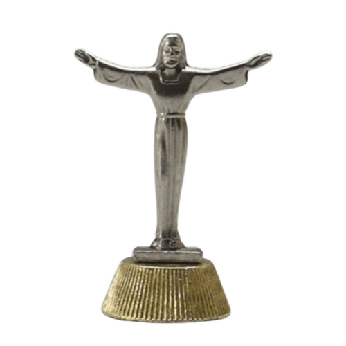 MINI METAL STATUE RISEN CHRIST      