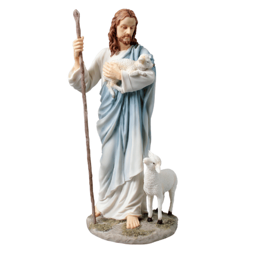 JESUS GOOD SHEPHERD STATUE 290MM - VERONESE COLLECTION