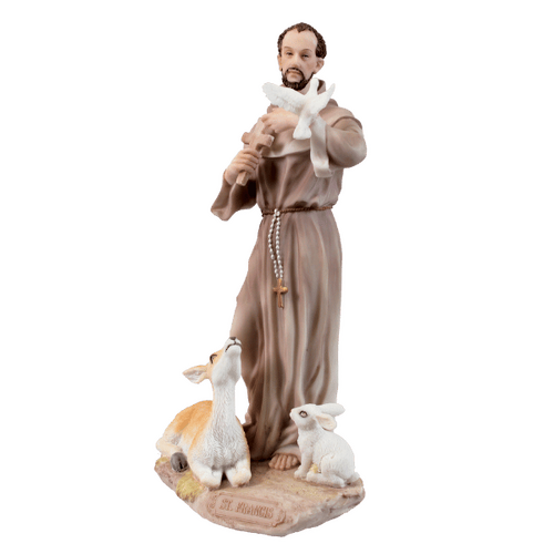 ST FRANCIS STATUE 220MM - VERONESE COLLECTION