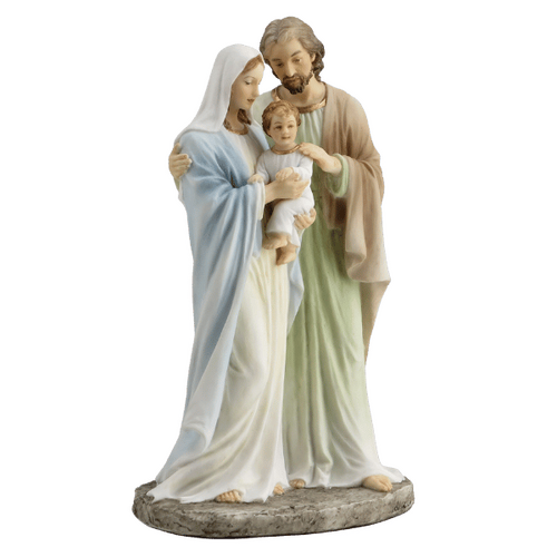 HOLY FAMILY STATUE 210MM - VERONESE COLLECTION