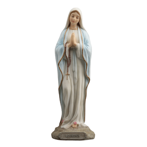 OUR LADY OF LOURDES STATUE 150MM - VERONESE COLLECTION
