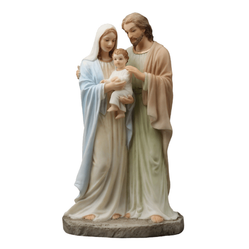HOLY FAMILY STATUE 150MM - VERONESE COLLECTION