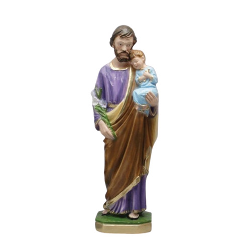 STATUE PLASTER ST JOSEPH 60CM           