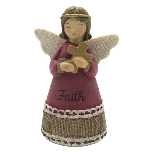 LITTLE BLESSING ANGEL FAITH RED WITH CROSS