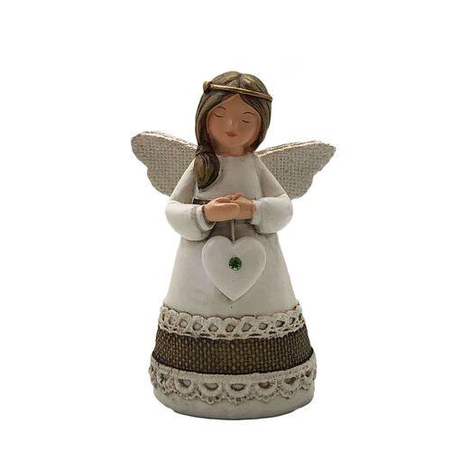 LITTLE BLESSING ANGEL BIRTH STONE - PERIDOT