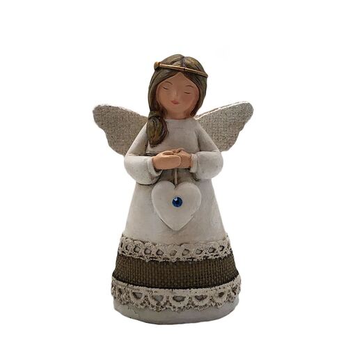 LITTLE BLESSING ANGEL BIRTH STONE - SAPPHIRE