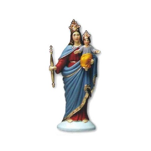 PLASTIC STATUE OUR LADY HELP OF CHRISTIANS 15CM             