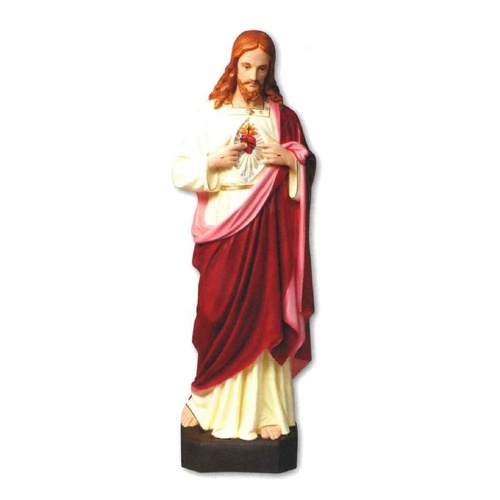 STATUE IN/OUT SACRED HEART JESUS 130CM