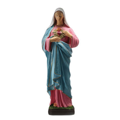 STATUE IN/OUT IMMACULATE HEART MARY 40CM