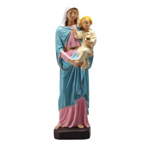 STATUE IN/OUT MOTHER AND CHILD 40CM            