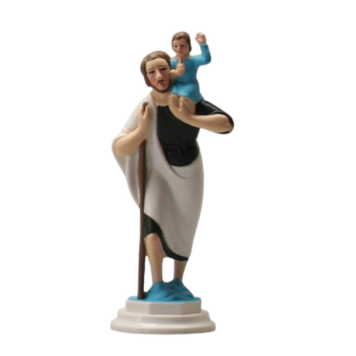 STATUE MAGNETIC ST CHRISTOPHER 10CM