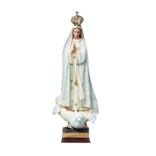 PLASTIC STATUE OUR LADY OF FATIMA 90CM  