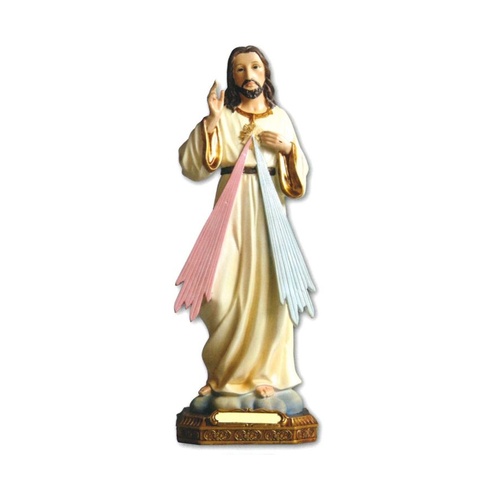RESIN STATUE DIVINE MERCY 30CM