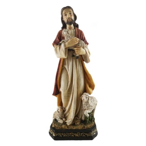 RESIN STATUE GOOD SHEPHERD 30 CM