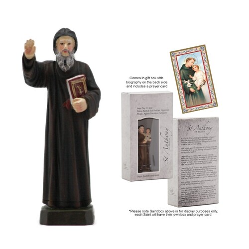 STATUE & PRAYER CARD SET - ST CHARBEL