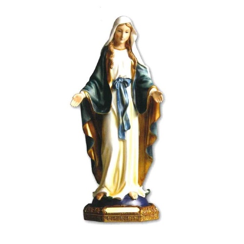 RESIN STATUE MIRACULOUS 20CM        