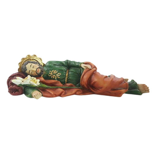 RESIN STATUE SLEEPING ST JOSEPH 20 CM