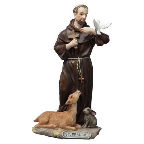 VERONESE MINI STATUE - ST FRANCIS