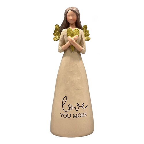 RESIN THOUGHTFUL ANGEL 200MM - LOVE